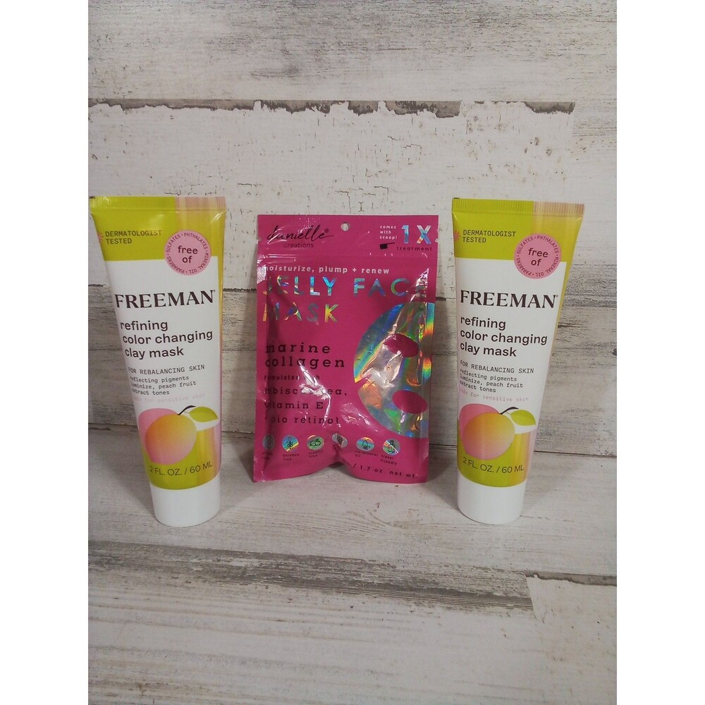 Beauty‎ Combo Dermatologist Tested Freeman Refining Color Changing Clay Mask Set - Picture 9 of 16